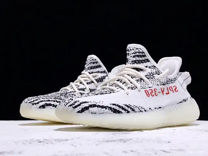 hype Boost Yeezy Zebra Adidas White CP9654 V2 Black 350 0614
